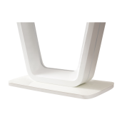Masa dining extensibila alb lucios Olav 160-200x90x75 cm