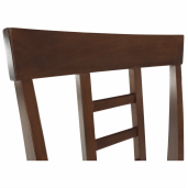 Scaun dining lemn nuc textil bej Oleg 45x48x95 cm