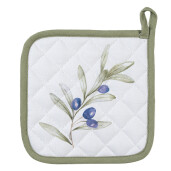 Set 2 servete termice bumbac multicolor Masline 20x20 cm