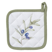 Set 2 servete termice bumbac multicolor Masline 16x16 cm