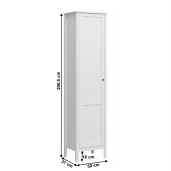Dulap DTD alb Olje 50x37x200.6 cm 