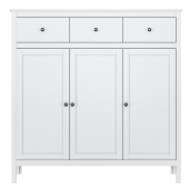Comoda DTD alb Olje 132.6x37x133.6 cm 