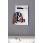 Cuier perete DTD alb Olje 81x26x122 cm 