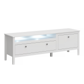 Comoda TV DTD alb Olje 160x42x54.5 cm 