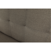 Canapea extensibila cu tapiterie textil bej Otisa 189x76x89 cm