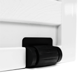 Lada depozitare plastic alb negru Padmo 112x46x53,5 cm 