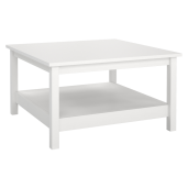 Masuta DTD/MDF alb Paris 81x81x45 cm