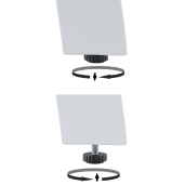 Set mobilier gradina otel alb stejar gri Pelor 258/182x75x65/79 cm, 70x70x45 cm