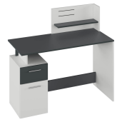 Birou DTD alb grafit Platon 121.5x55x109.5 cm