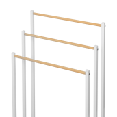 Suport prosoape alb natur Poldo 44x21.5x86 cm