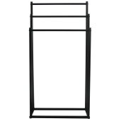 Suport prosoape metal negru Poldo 44x21.5x86 cm