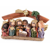 Figurina religioasa polirasina multicolora 21.5x6x13.5 cm
