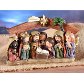 Figurina religioasa polirasina multicolora 21.5x6x13.5 cm