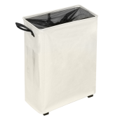 Cos rufe pliabil cu roti bej Prior 38,5x19x58 cm