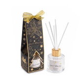 Parfum camera cu betisoare Craciun aroma Salvie Alba si Lotus Ø 5 cm x 15 H, 40 ml