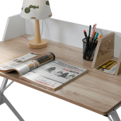 Birou DTD stejar alb Psalmo 90x50x85 cm