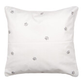 Perna decorativa Pisicute textil alb negru 45x45x4 cm