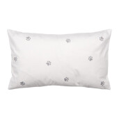 Fata perna textil alb negru Pisicute 30x50 cm