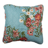 Set 2 fete perne textil Flowers 50x50 cm
