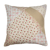 Fata perna textil matlasat multicolor 40x40 cm
