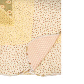 Set cuvertura pat, 2 fete perna textil multicolor 230x250 cm