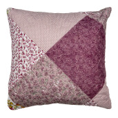 Fata perna textil multicolor matlasat 40x40 cm