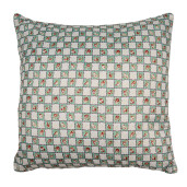Fata perna textil multicolor matlasat Flowers 40x40 cm