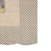 Cuvertura textil matlasat multicolor Flowers 180x250 cm