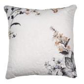 Fata perna textil matlasat Flower 40x40 cm