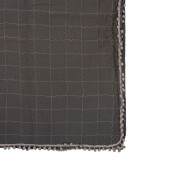 Cuvertura textil matlasat gri 220x240 cm