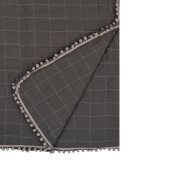 Cuvertura textil matlasat gri 220x240 cm