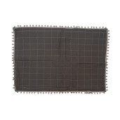 Cuvertura textil matlasat gri 220x240 cm
