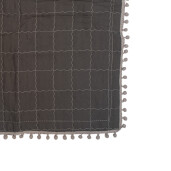 Cuvertura textil matlasat gri 220x240 cm