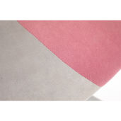 Scaun birou tapiterie gri roz Raidon 47x61x106 cm