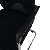 Scaun conferinta negru Ravil 57x60x102 cm