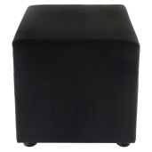 Taburet tesatura Alova negru Regor 40x40x39 cm