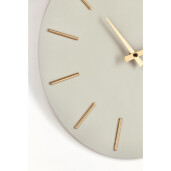 Ceas perete bej auriu Timeline 40x5 cm