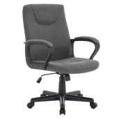 Scaun birou gri negru Revin 60,5x66x94-104 cm