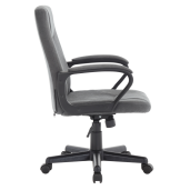 Scaun birou gri negru Revin 60,5x66x94-104 cm