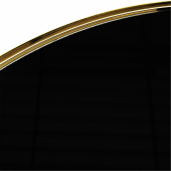 Masuta de cafea cu blat sticla neagra si picioare crom auriu Rosalo 85x85x46 cm