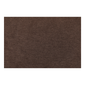 Set fotoliu cu taburet tapiterie textil maro Rose 65x60x77 cm