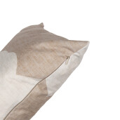 Set 2 fete perne textil bej maro Iepuras Paste 45x45 cm