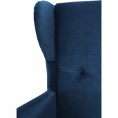 Fotoliu albastru nuc Rufino 82x92x104 cm