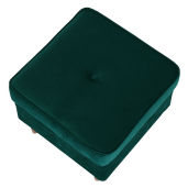 Taburet verde nuc Rufino 40x40x40 cm