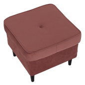 Taburet roz nuc Ruffino 40x40x40 cm