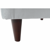 Taburet gri nuc Rufino MG 40x40x40 cm