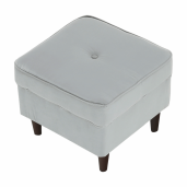 Taburet gri nuc Rufino MG 40x40x40 cm