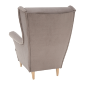 Fotoliu taupe natur Rufino 82x92x104 cm