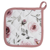 Servet termic bucatarie bumbac multicolor Rose 20x20 cm