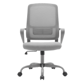 Scaun birou gri Salomo 63x56.5x99-109 cm